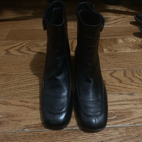 Saint Laurent miles washed leather boots - Picture 6 of 6